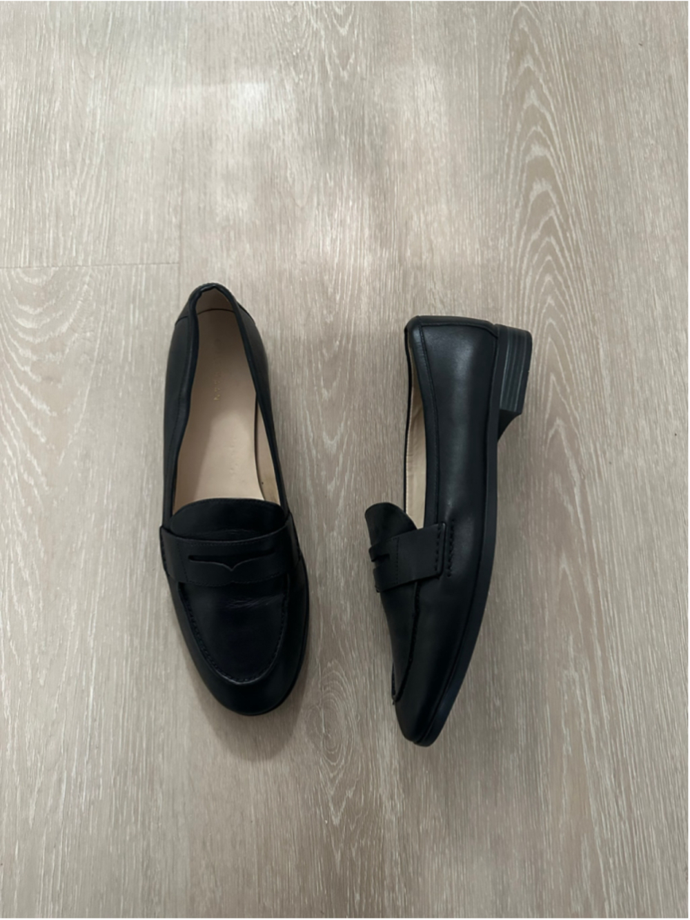 Women's Cole Haan Black Leather Penny Loafers 8.5